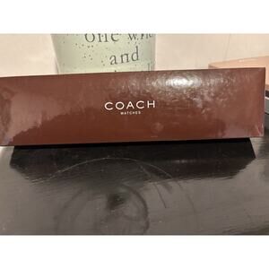 Vintage NIB Coach COACH QUARTZ LEATHER 0219 2-1A0AA VERYGOOD WRISTWATCH JAPAN